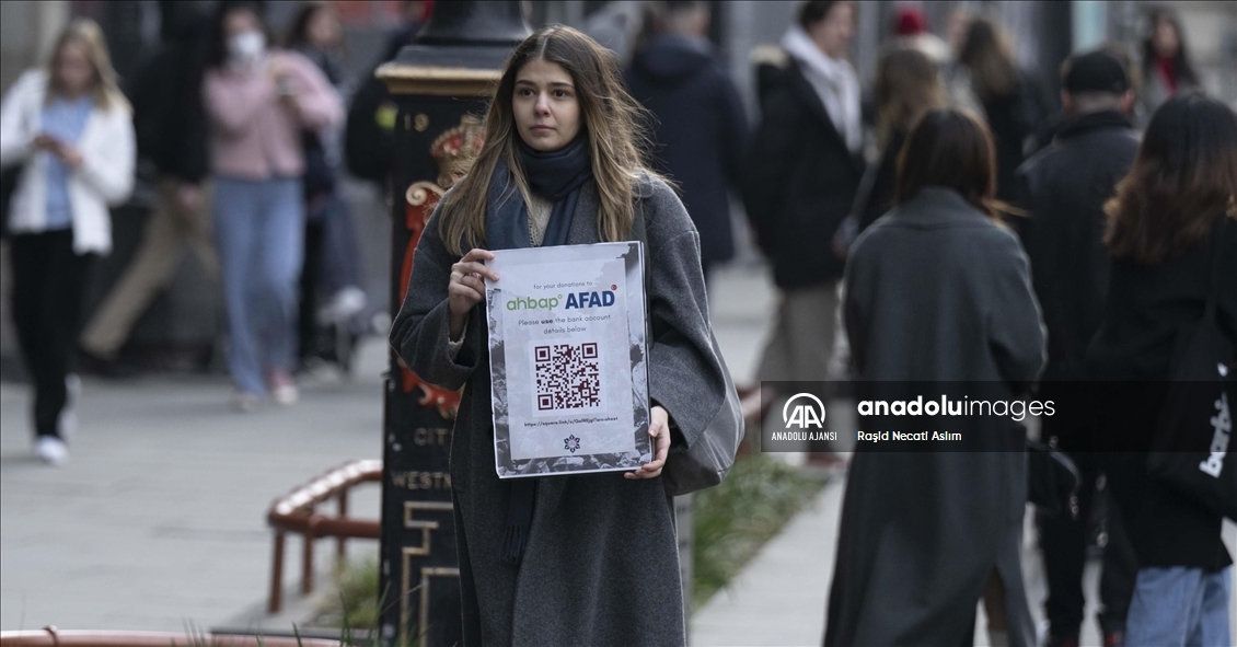 Türk öğrenci birlikleri Londra'da yardım organizasyonu düzenledi