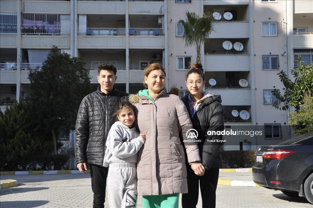 Depremden sağlam çıkan TOKİ konutlarının sakinleri yaşadıklarını anlattı