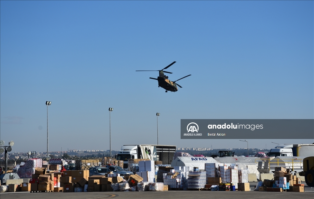 İncirlik Üssü'nden Türk ve ABD askerlerinin dayanışmasıyla depremzedelere yardım