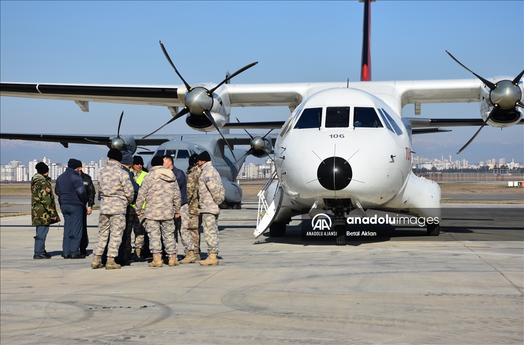 İncirlik Üssü'nden Türk ve ABD askerlerinin dayanışmasıyla depremzedelere yardım