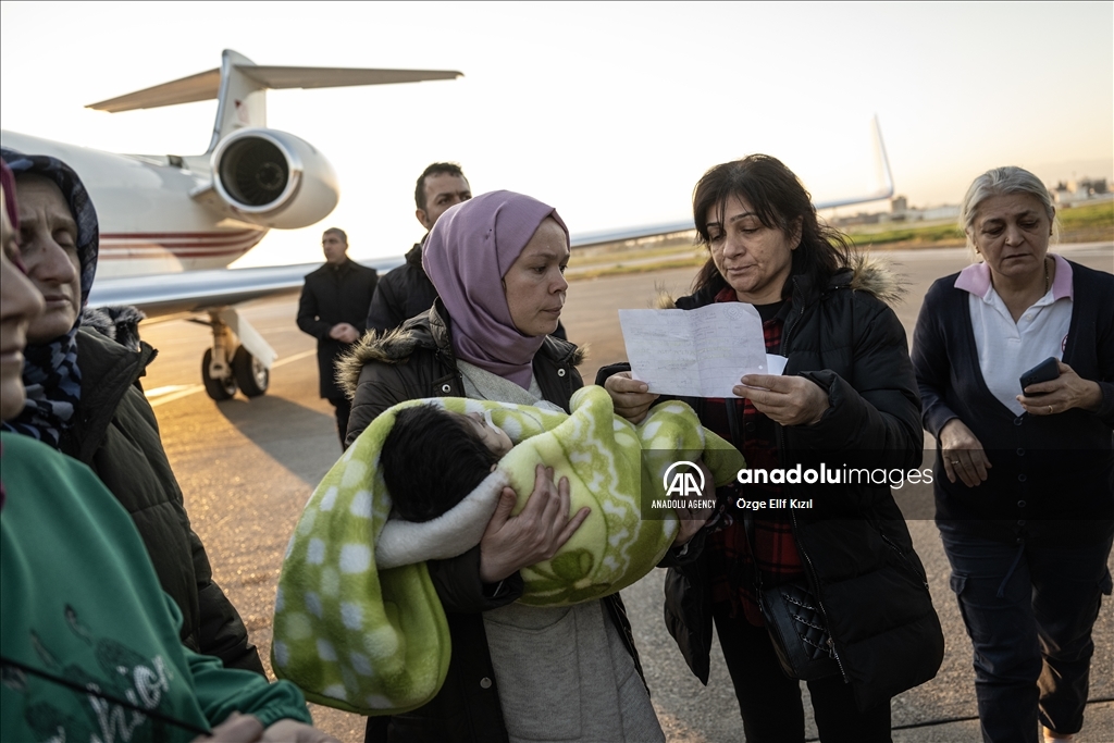 15 bayi dipindahkan ke Ankara dari zona gempa