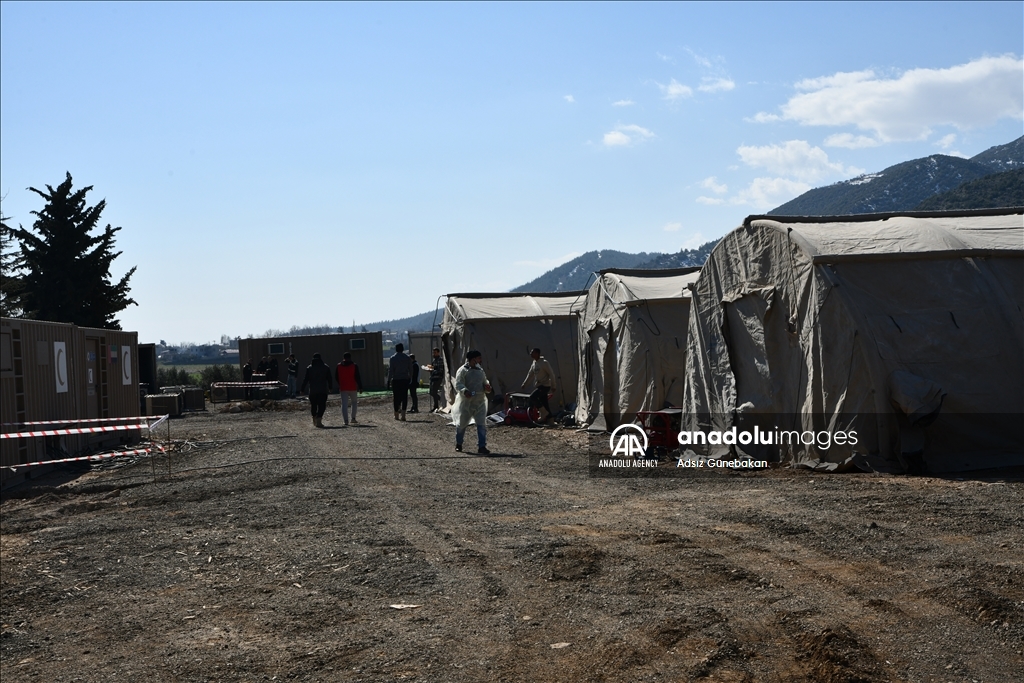 Field hospital established by the UAE in quake-hit Gaziantep