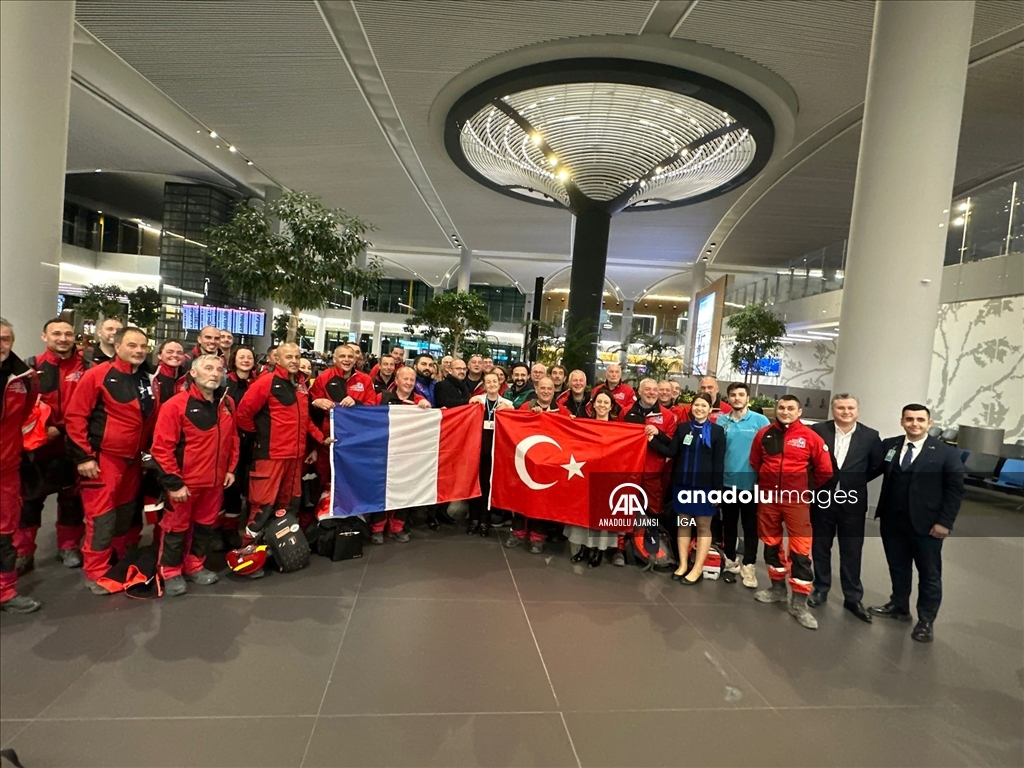 İGA İstanbul Havalimanı'ndan yabancı arama kurtarma ekiplerine teşekkür