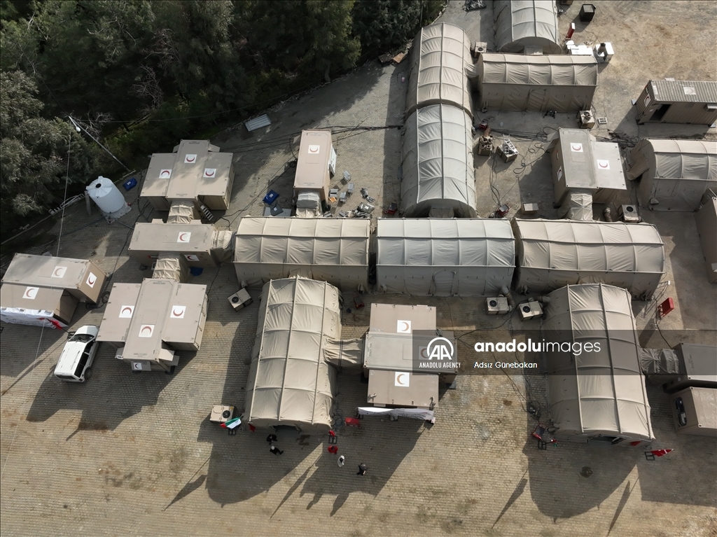 Field hospital established by the UAE in quake-hit Gaziantep