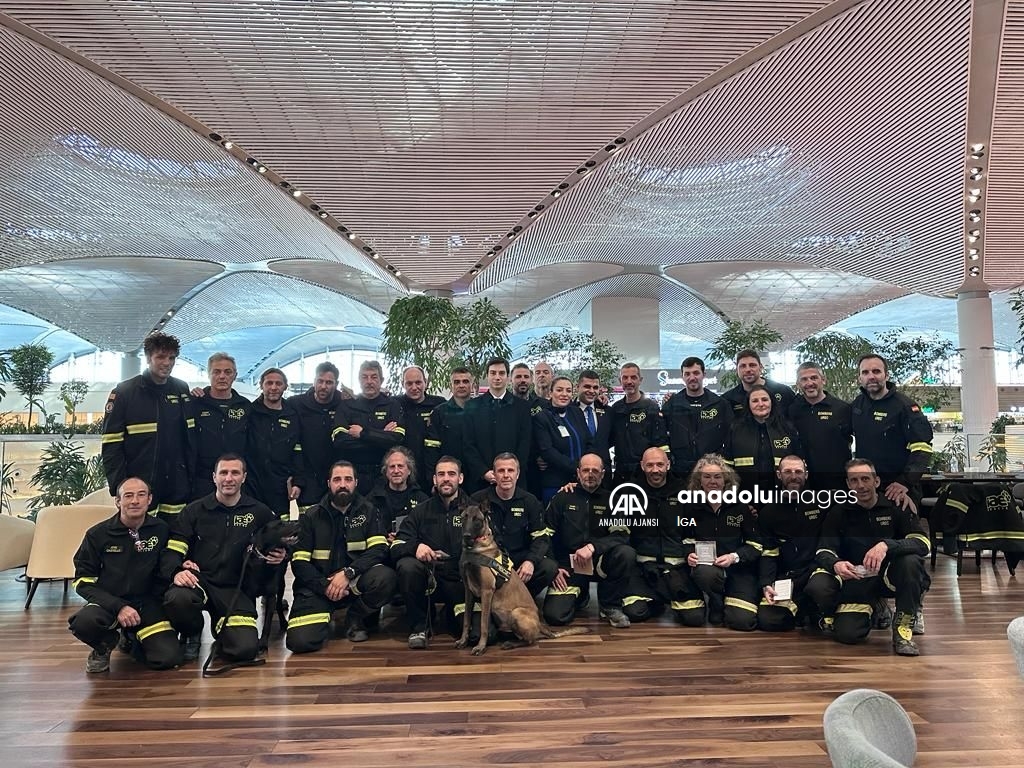 İGA İstanbul Havalimanı'ndan yabancı arama kurtarma ekiplerine teşekkür