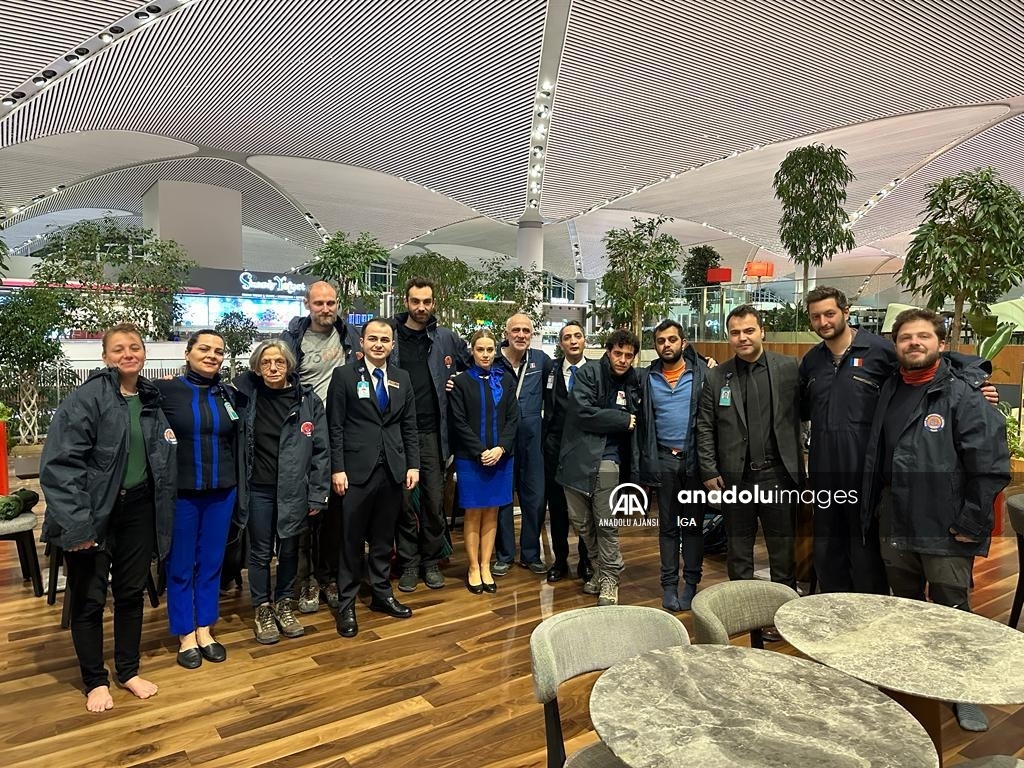 İGA İstanbul Havalimanı'ndan yabancı arama kurtarma ekiplerine teşekkür