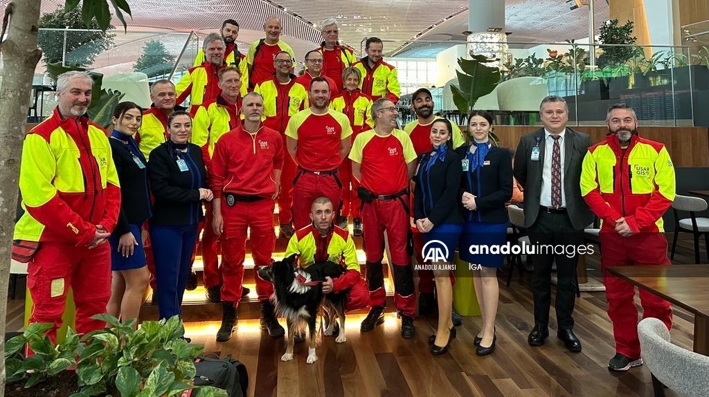 İGA İstanbul Havalimanı'ndan yabancı arama kurtarma ekiplerine teşekkür