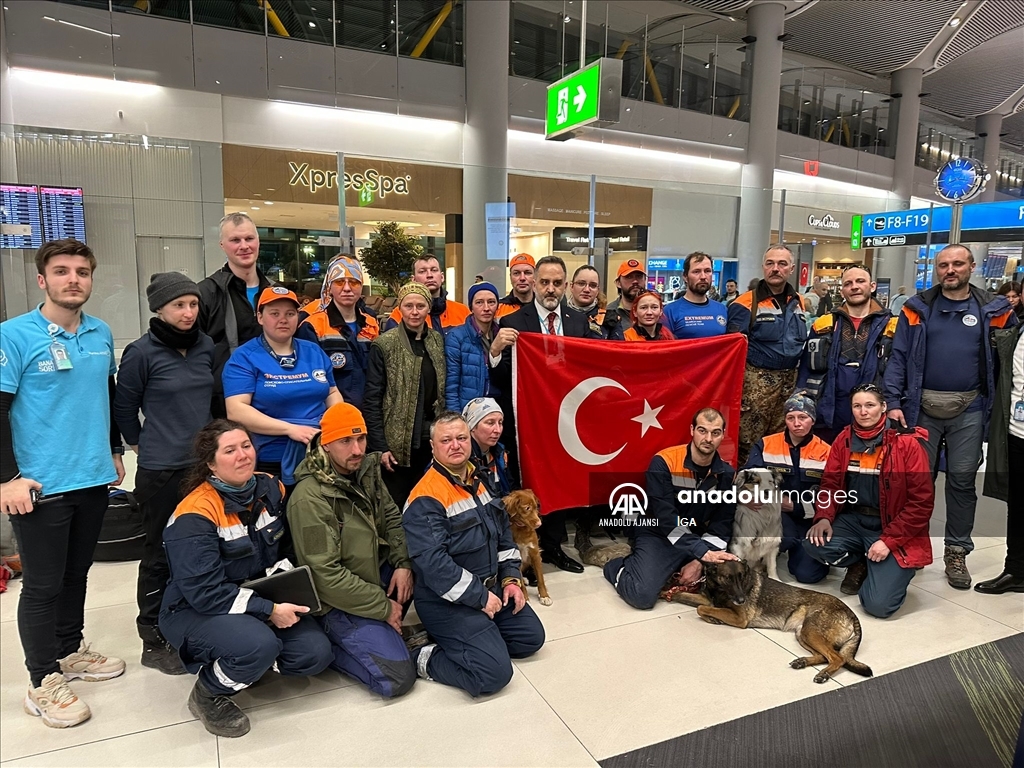 İGA İstanbul Havalimanı'ndan yabancı arama kurtarma ekiplerine teşekkür