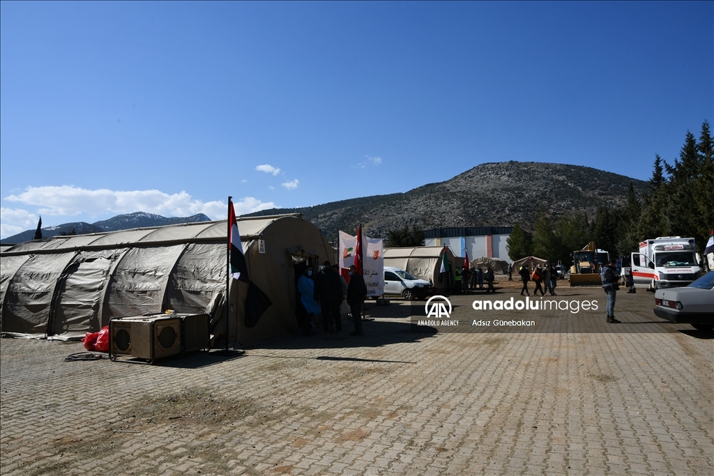 Field hospital established by the UAE in quake-hit Gaziantep