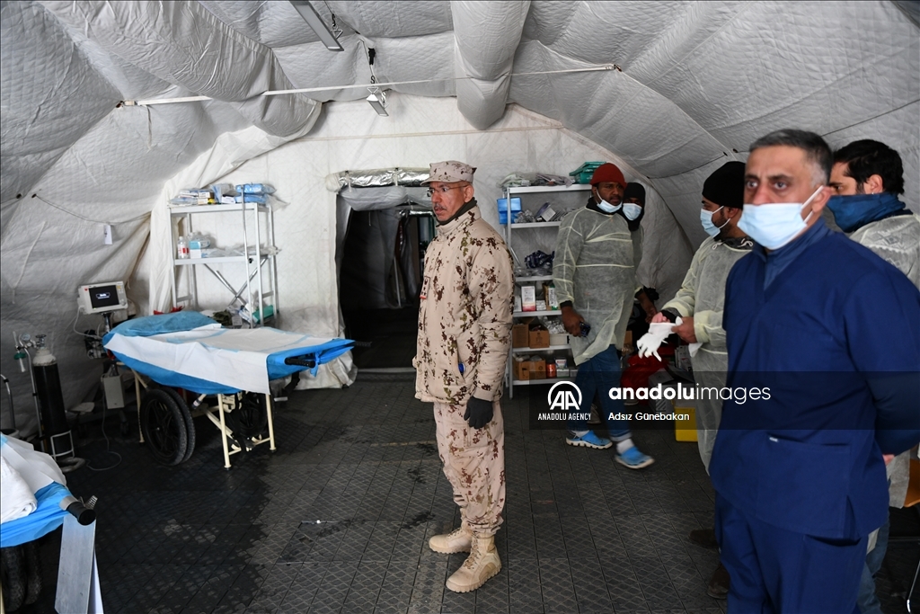 Field hospital established by the UAE in quake-hit Gaziantep