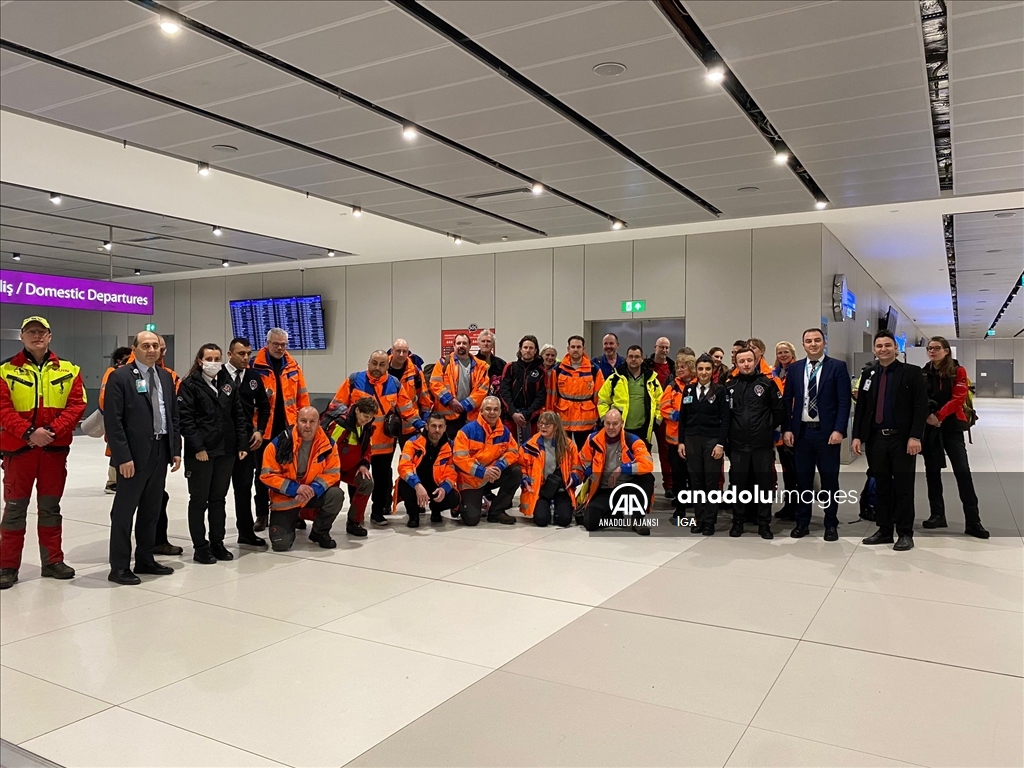 İGA İstanbul Havalimanı'ndan yabancı arama kurtarma ekiplerine teşekkür