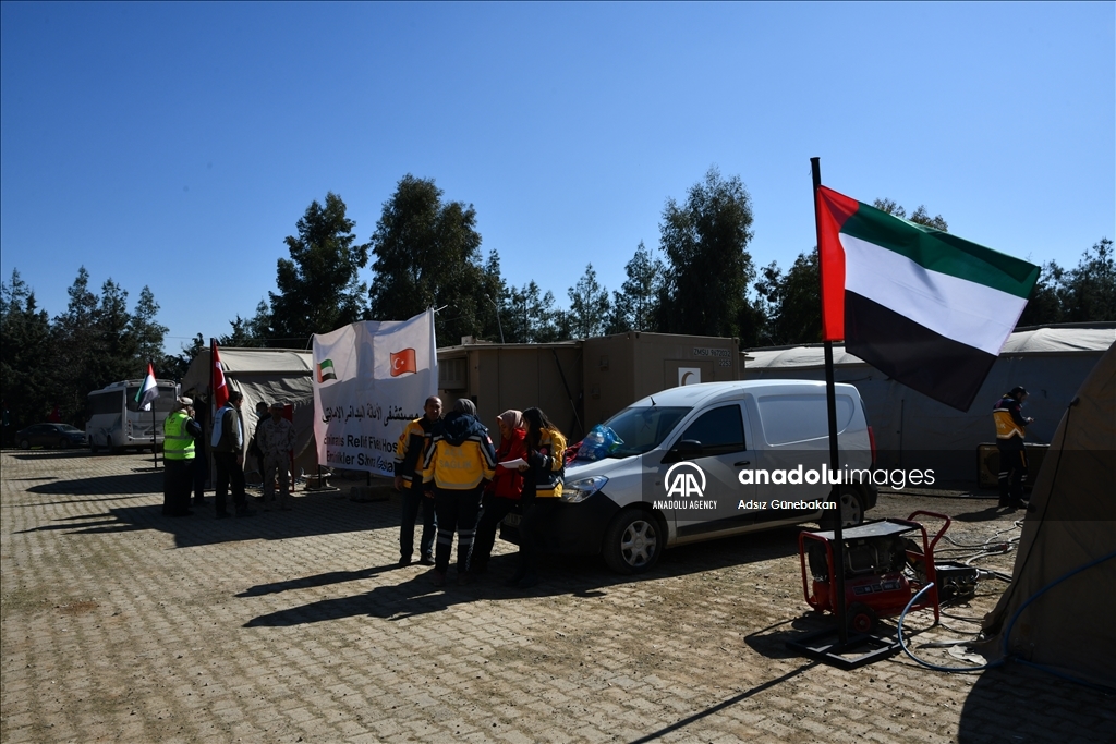 Field hospital established by the UAE in quake-hit Gaziantep