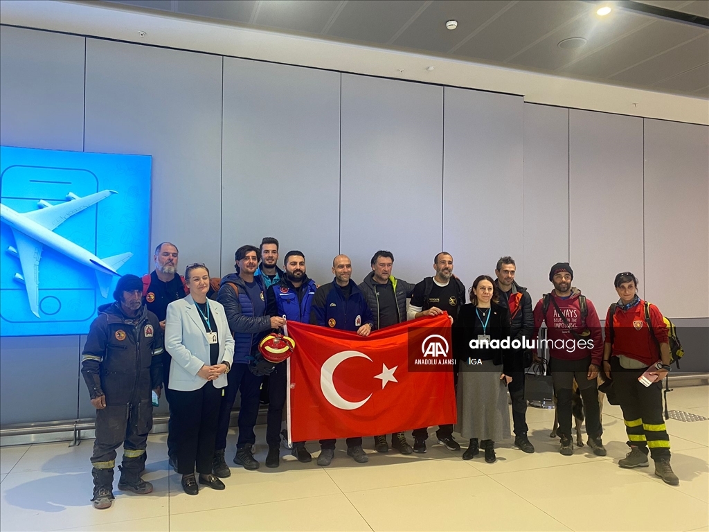 İGA İstanbul Havalimanı'ndan yabancı arama kurtarma ekiplerine teşekkür