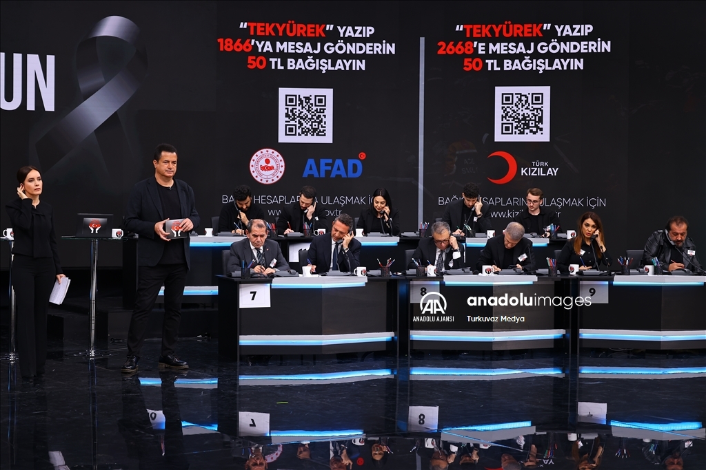 "Türkiye Tek Yürek" yardım kampanyası