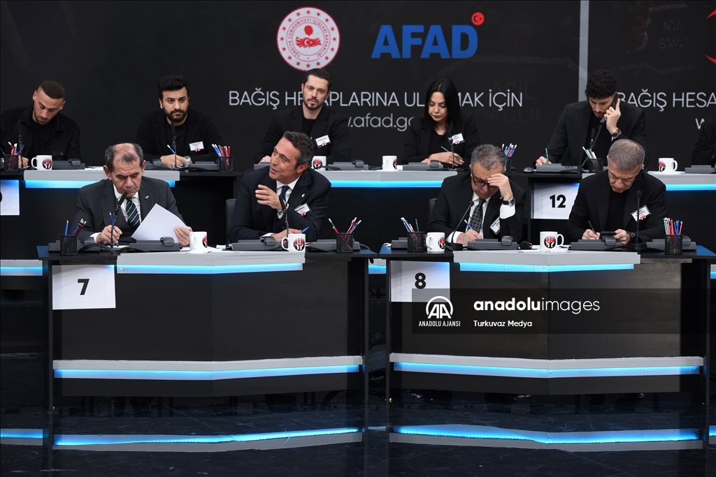 "Türkiye Tek Yürek" yardım kampanyası