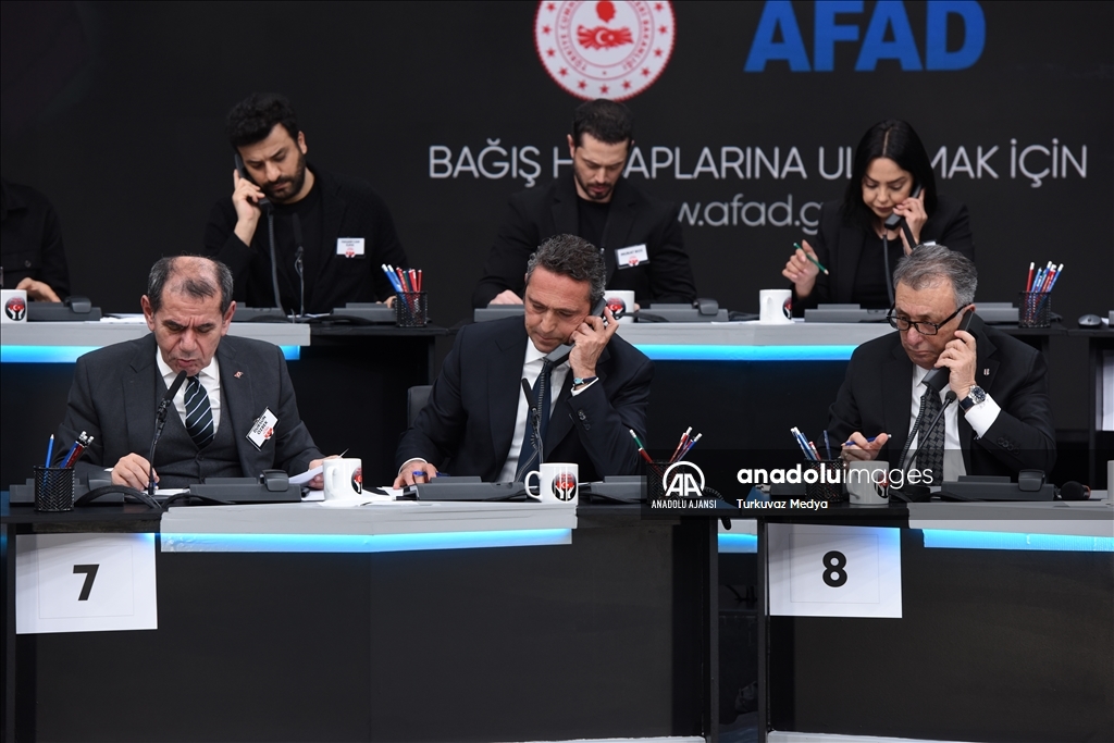 "Türkiye Tek Yürek" yardım kampanyası