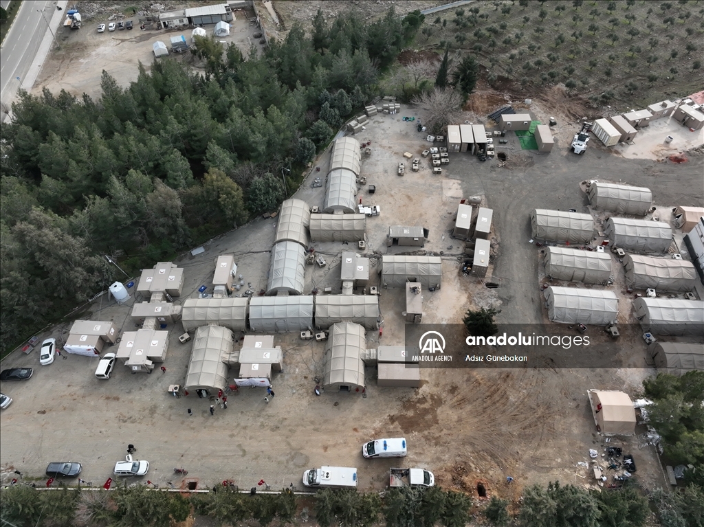 Field hospital established by the UAE in quake-hit Gaziantep