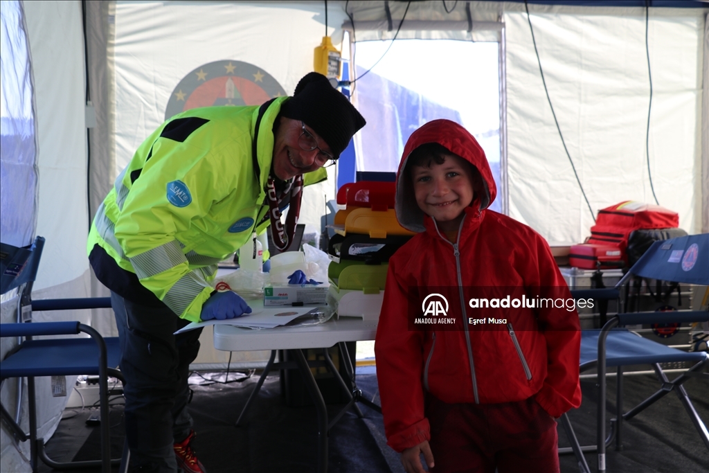 Italy set up field hospital in Turkiye's quake-stricken Hatay