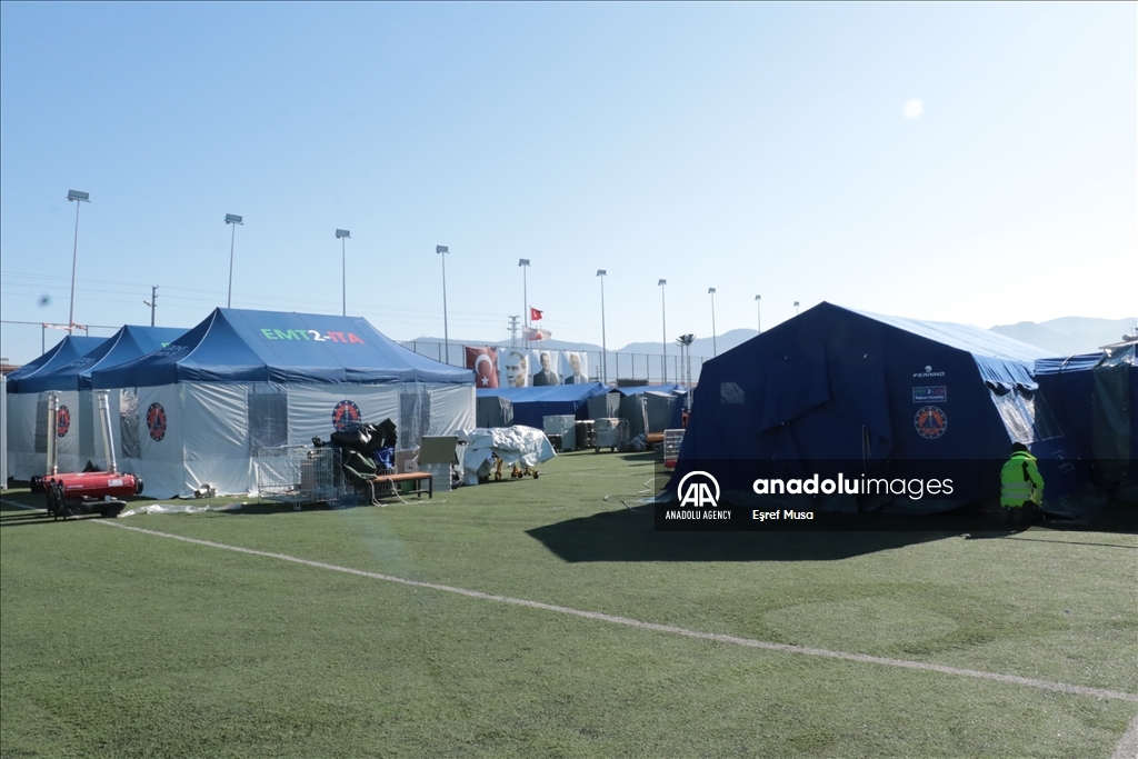 Italy set up field hospital in Turkiye's quake-stricken Hatay