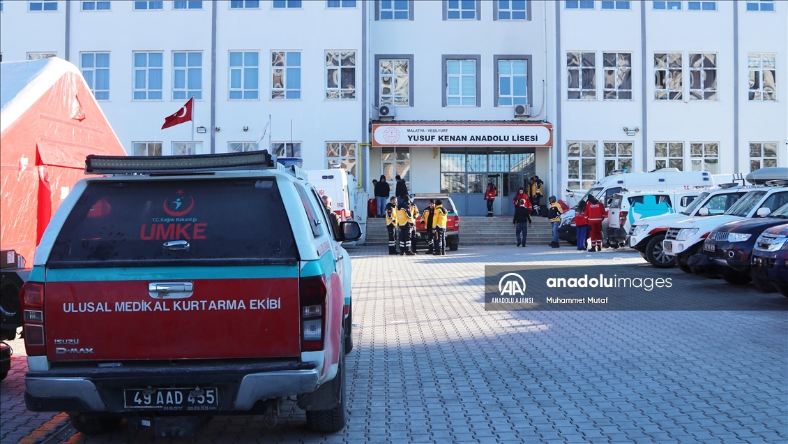 Depremden etkilenen Malatya'da köy köy sağlık taraması