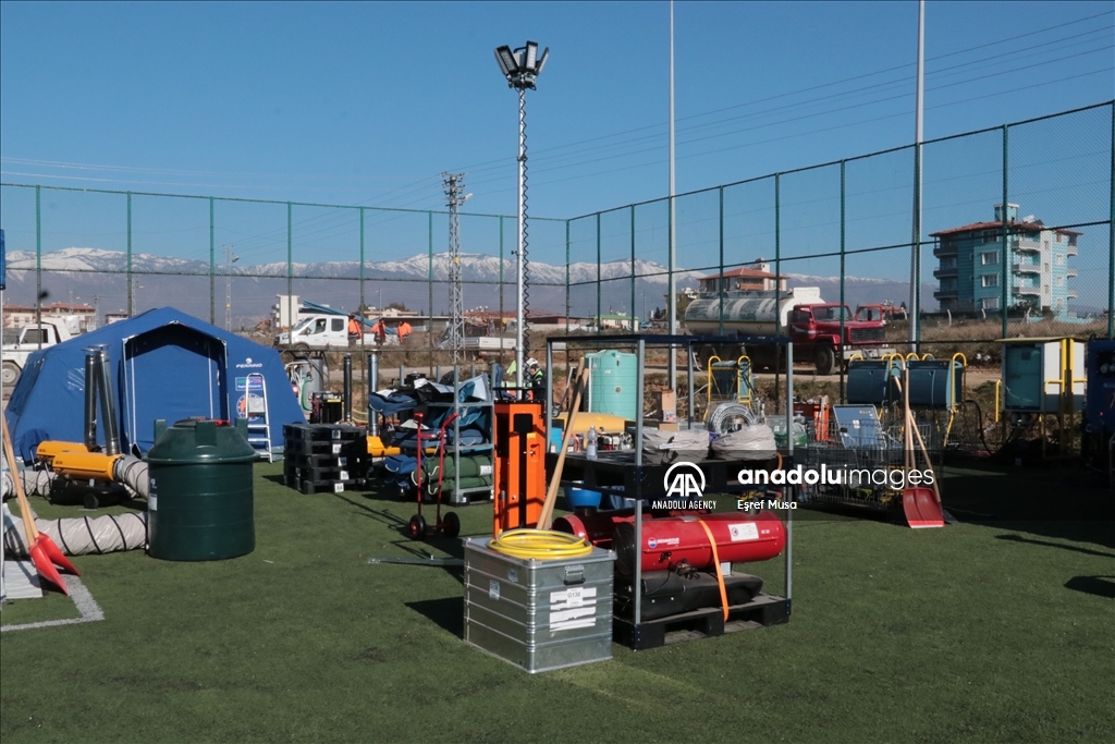 Italy set up field hospital in Turkiye's quake-stricken Hatay