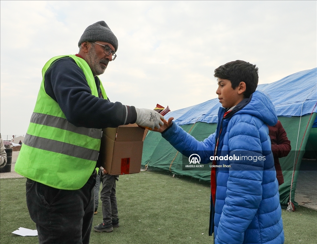 After losing 11 relatives in devastating twin earthquakes in southern Türkiye, Seref Gocer, 56, tries to ease his pain by helping others any way he can