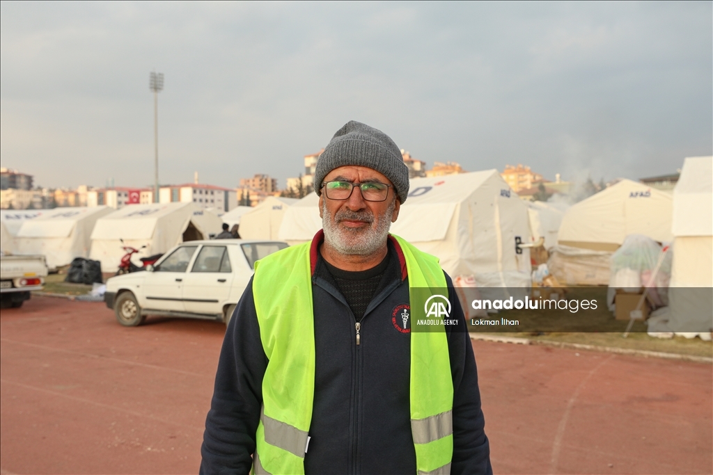 After losing 11 relatives in devastating twin earthquakes in southern Türkiye, Seref Gocer, 56, tries to ease his pain by helping others any way he can