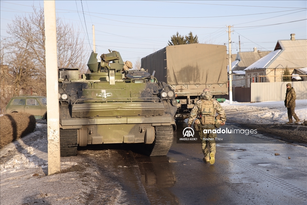 War casts its shadow over civilians' lives in the Ukrainian city of Bakhmut, where military activity continues a year after the conflict with Russia began