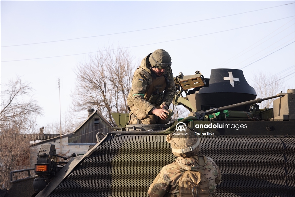 War casts its shadow over civilians' lives in the Ukrainian city of Bakhmut, where military activity continues a year after the conflict with Russia began