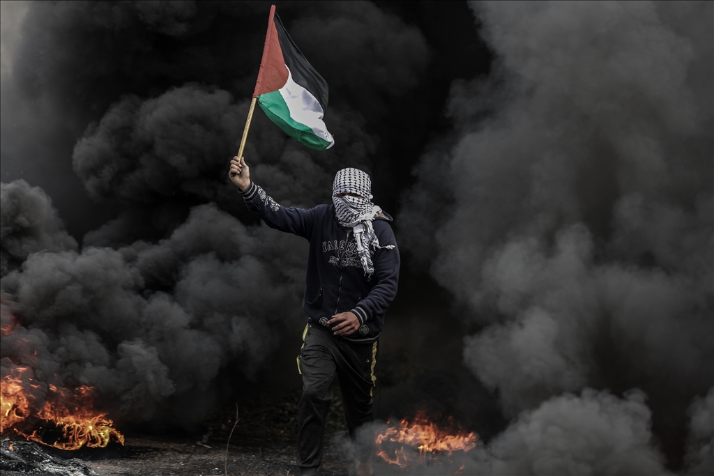 تظاهرات در غزه علیه حمله اسرائیل به کرانه باختری