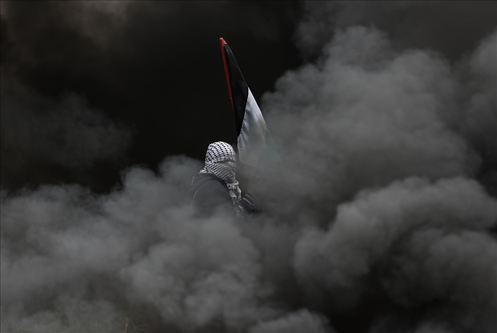 تظاهرات در غزه علیه حمله اسرائیل به کرانه باختری