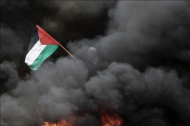تظاهرات در غزه علیه حمله اسرائیل به کرانه باختری