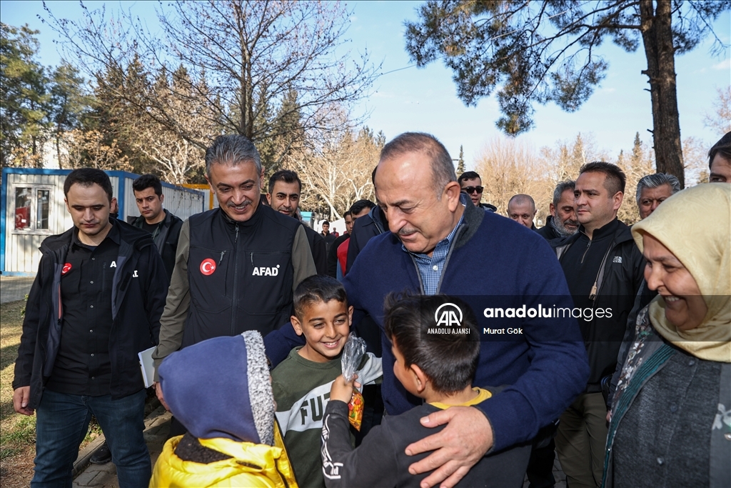 Dışişleri Bakanı Çavuşoğlu, Kahramanmaraş'ta