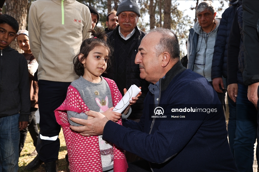Dışişleri Bakanı Çavuşoğlu, Kahramanmaraş'ta