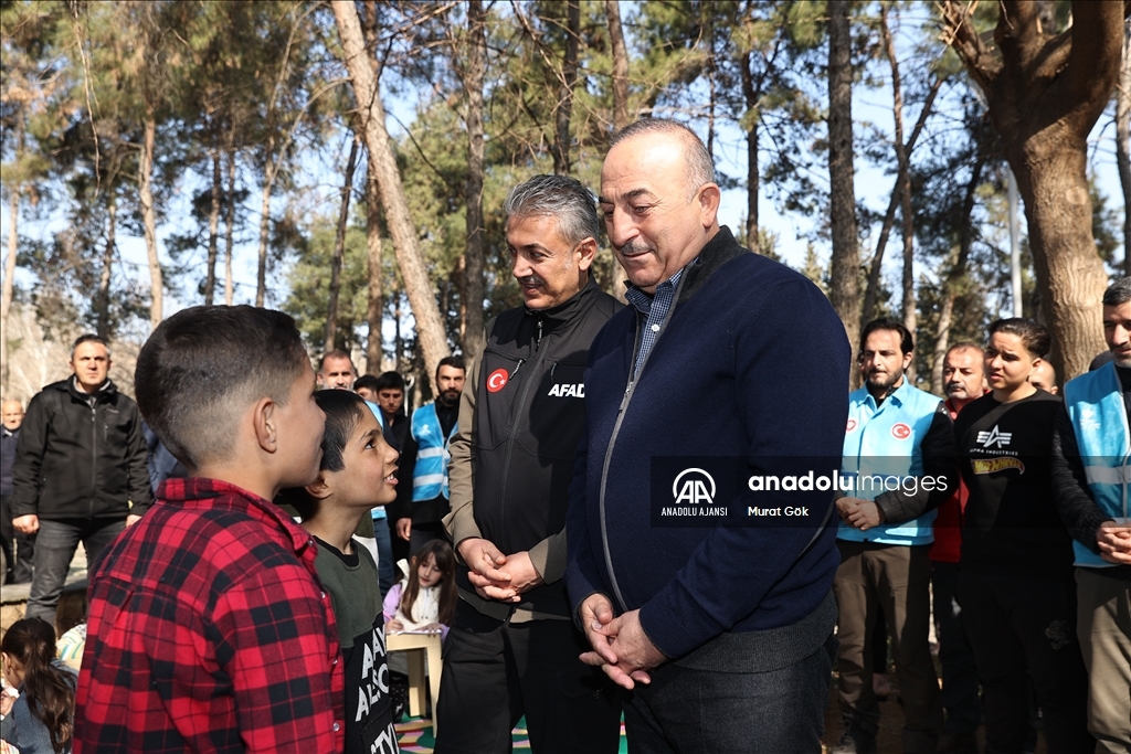 Dışişleri Bakanı Çavuşoğlu, Kahramanmaraş'ta