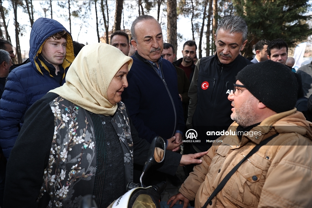 Dışişleri Bakanı Çavuşoğlu, Kahramanmaraş'ta