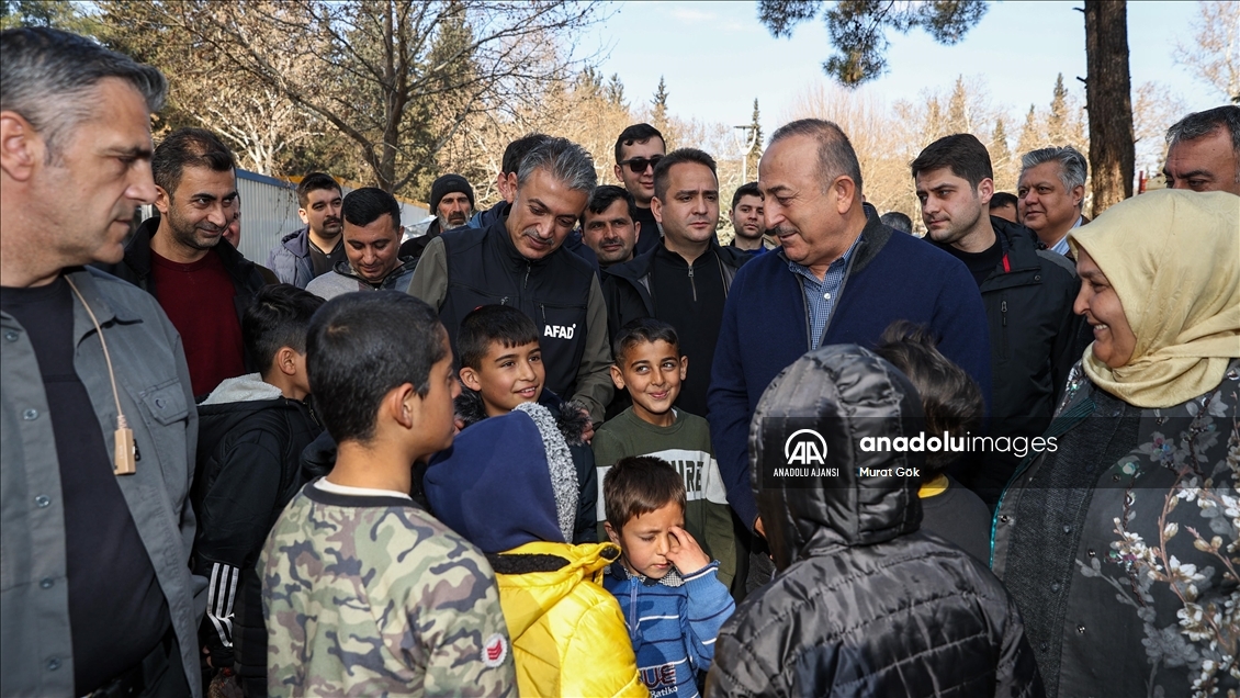 Dışişleri Bakanı Çavuşoğlu, Kahramanmaraş'ta
