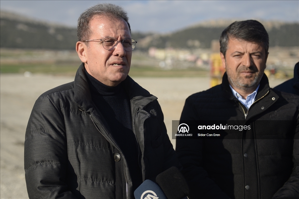 Adıyaman'da Mersin Büyükşehir Belediyesince 3 bin 500 kişilik konteyner kent kuruluyor