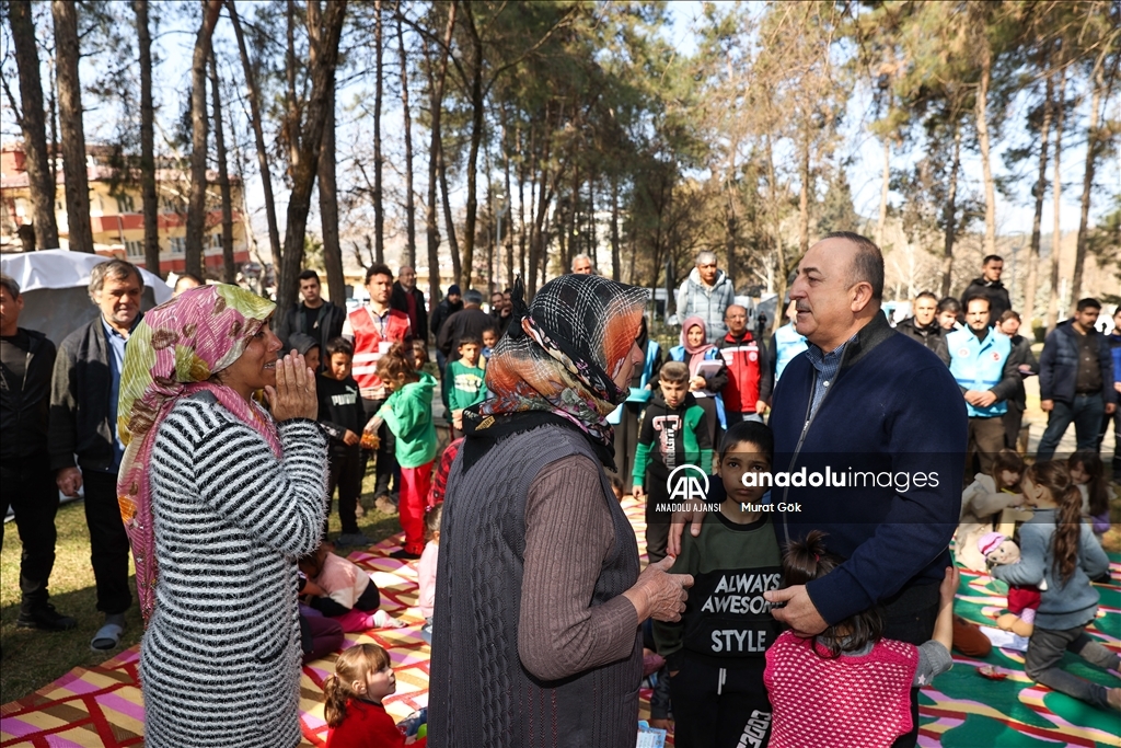 Dışişleri Bakanı Çavuşoğlu, Kahramanmaraş'ta