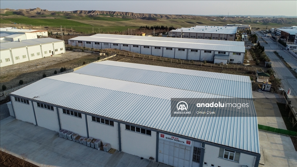 Adıyaman Kahta Organize Sanayi Bölgesi üretime devam ediyor