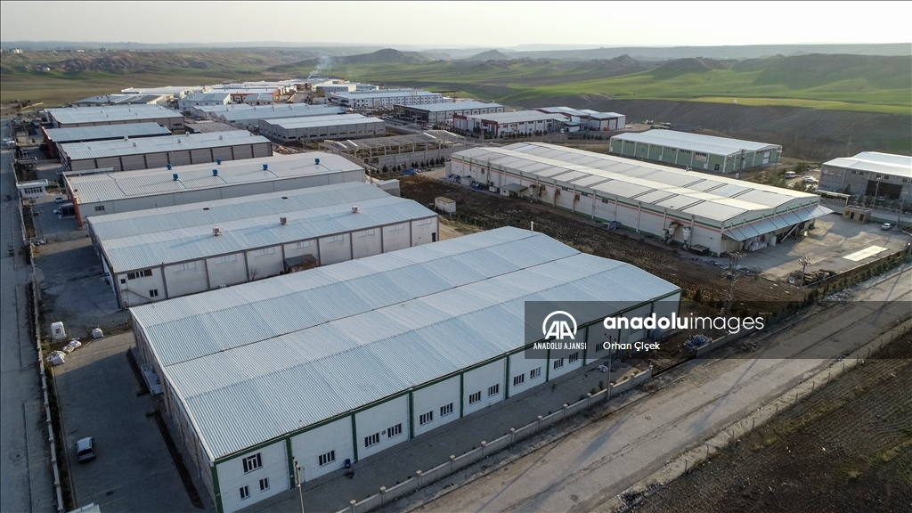 Adıyaman Kahta Organize Sanayi Bölgesi üretime devam ediyor