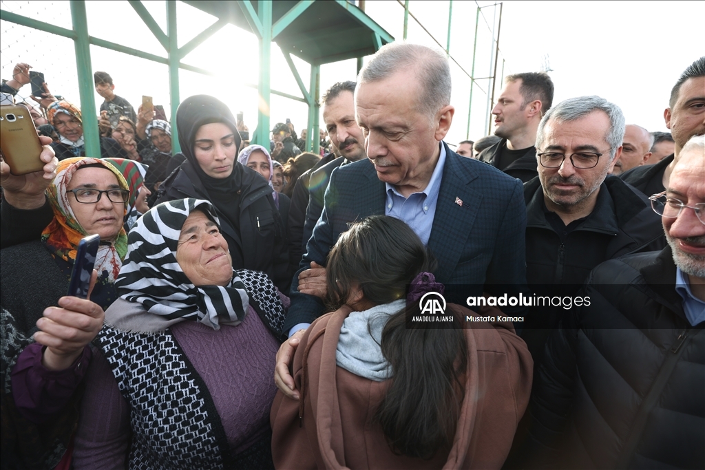 Cumhurbaşkanı Recep Tayyip Erdoğan Afşin'de