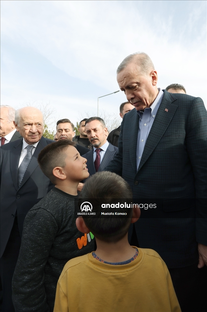 Cumhurbaşkanı Recep Tayyip Erdoğan Afşin'de