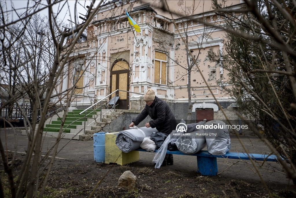 Ukrayna'da bir yıldır Rus saldırıları altındaki Orikhiv'de halk insani yardımlarla geçiniyor