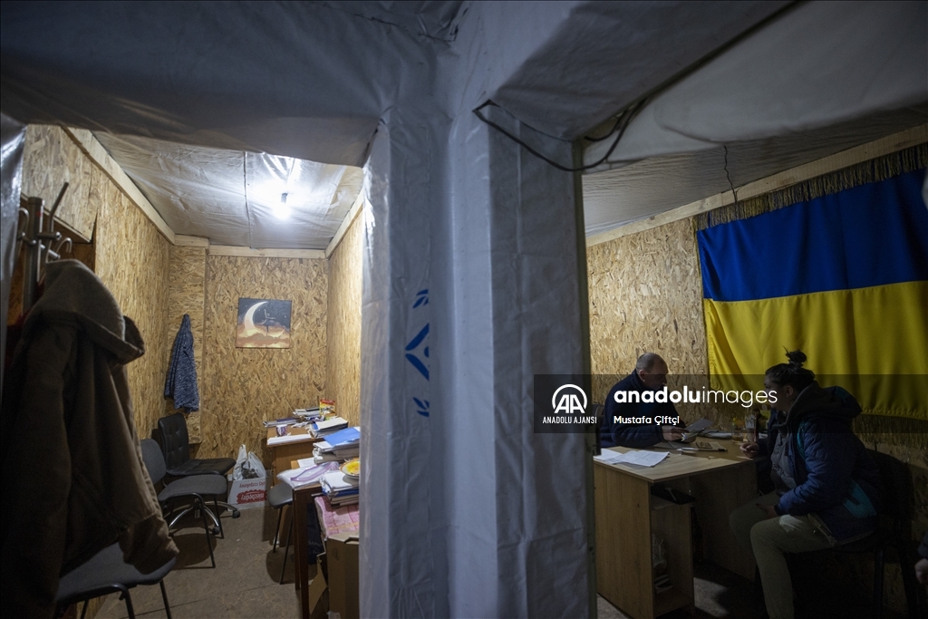 Ukrayna'da bir yıldır Rus saldırıları altındaki Orikhiv'de halk insani yardımlarla geçiniyor