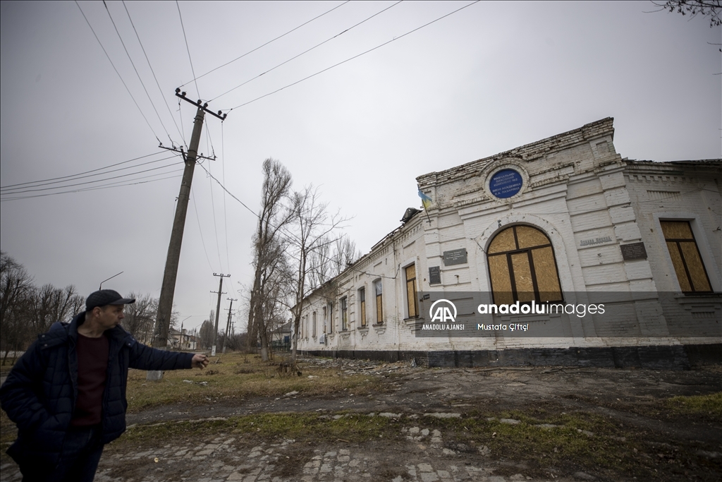Ukrayna'da bir yıldır Rus saldırıları altındaki Orikhiv'de halk insani yardımlarla geçiniyor