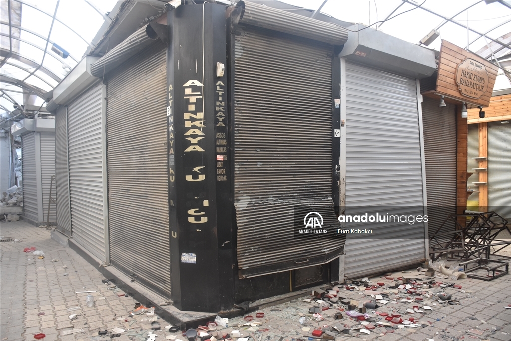 Hatay'ın sembolü tarihi çarşıların esnafı yeni başlangıç için iş yerlerinin onarılmasını istiyor