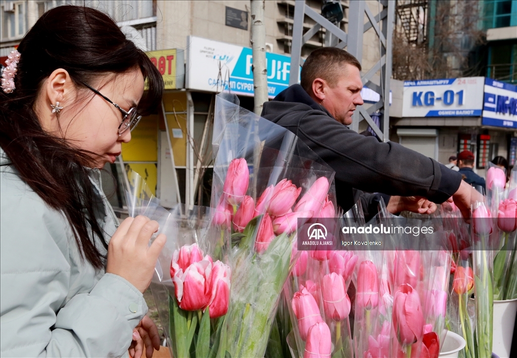 Kırgızistan'da 8 Mart Dünya Kadınlar Günü