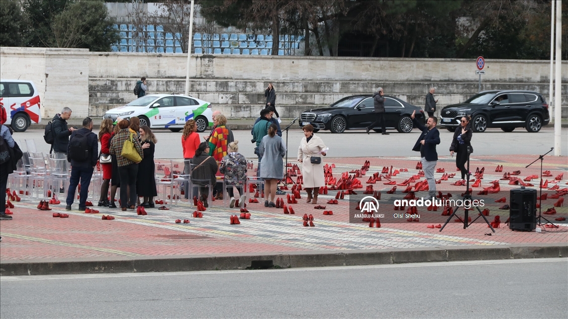 Arnavutluk’ta 8 Mart Dünya Kadınlar Günü dolayısıyla eylem