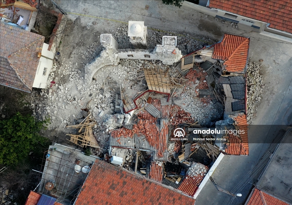 Hatay'daki Maria Ana Rum Ortodoks Kilisesi'nden geriye sadece çan kulesi kaldı
